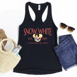 snow white tank, snow white princess shirt, disney snow white shirt, disney princess shirt, disneyland shirt, mickey ear