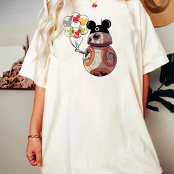 star wars shirts, bb8 shirt, mickey balloon shirt, star wars mickey shirt, star wars character shirt, comfort colors shi