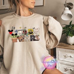 star wars sweatshirt, star wars group sweatshirt, grogu shirt, grogu balloon shirt, star wars logo hoodie, disney matchi