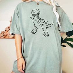 t-rex shirt, disney toy story shirt, toy story characters, disney vacation shirt, toy story friends shirt, comfort color