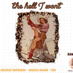 leopard boho cowgirl boots the hell i won't western country png