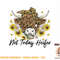 Leopard Sunflower Highland Cow Not Today Heifer Western T-Shirt copy.jpg