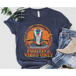 lion king rafiki meditating positive vibes only shirt / retro disney t-shirt / magic kingdom / walt disney world / disne