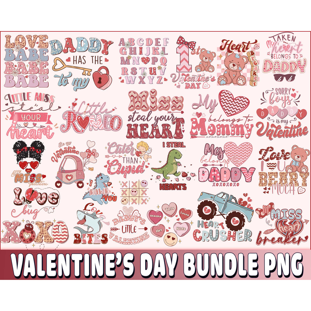 Retro Valentines Day PNG,Messy, shart , Car , Love, Teeddy Valentine_s day Sublimation, Valentines Day.jpg