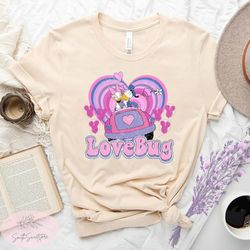 vintage disney donald duck love bug shirt, disney valentines day shirt, donald duck shirt, retro disney valentine shirt,
