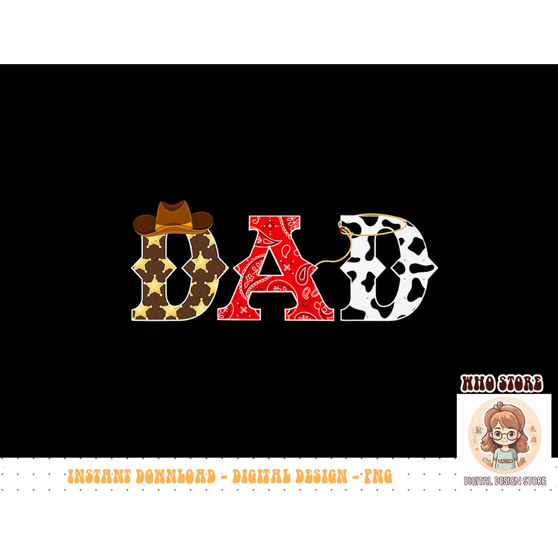 Mens Cowboy Dad Western Rodeo Theme Kids Birthday Party Matching T-Shirt copy.jpg