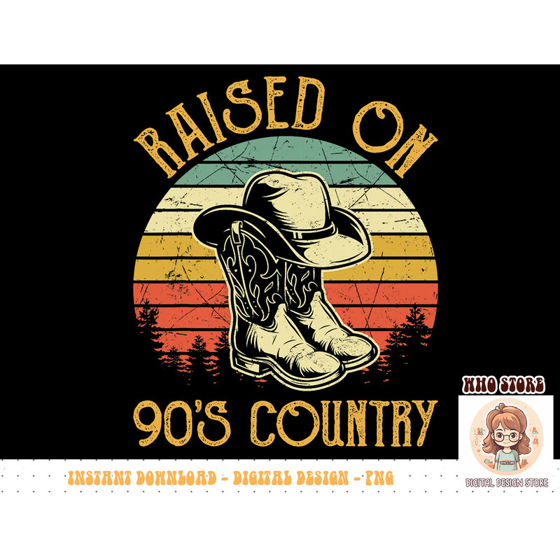 Raised On 90's Country Music Tshirt Vintage Cowgirl Western T-Shirt copy.jpg