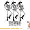Retro Howdy Skeleton Cowgirl Dancing Cowboy Boots Horse T-Shirt copy.jpg