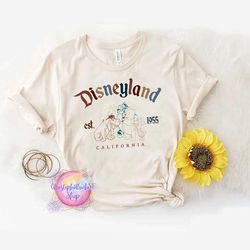 vintage disney winnie pooh est 1955 california shirt, pooh and friends shirt, disney pooh shirt, disney vacation, disney