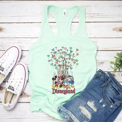 vintage disneyland tank, disneyland tank, mickey mouse tank, disneyland castle tank, retro disneyworld tank, disney trip