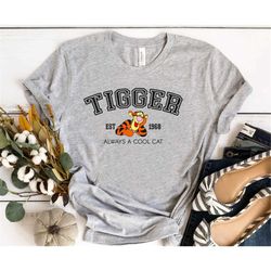 tigger est 1968 cool cat shirt winnie the pooh walt disney world t-shirt magic kingdom tee disneyland family vacation tr