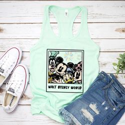 vintage walt disney world tank, disneyworld tank, mickey and friends tank, mickey mouse tank, disneyland tank, disney gr