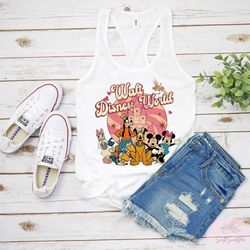 walt disney tank, disney vintage tank, walt disney word tank, retro disney tank, disney tank top, disney group tank