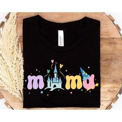 disney castle mouse mama shirt / disney mom t-shirt / disneyland mother's day gift / walt disney world trip / mommy and
