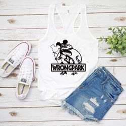 wrong park tank top, disney dinosaur tank, park hopping tank top, disney world tank top, disney tank top, disney vacatio