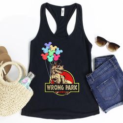 wrong park tank top, mickey balloon tank, disney balloon tank, disney vacation tank, magic kingdom tank, disneyland tank