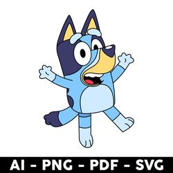 bluey svg, bluey heeler dog svg, bluey heeler svg, bluey dog svg, dog svg, cartoon svg - digital file