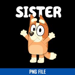 bluey bingo sister png, bingo dog png, bluey family png, bluey png digital file