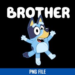 bluey brother png, bluey dog png, bluey family png, bluey png digital file