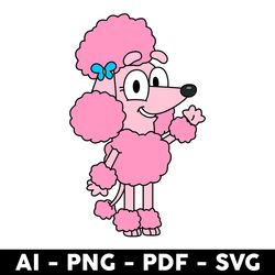 coco svg, coco bluey svg, coco bluey friends svg, bluey svg, bluey dog svg, cartoon svg - digital file