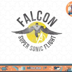 marvel assemble falcon super sonic flight graphic t-shirt t-shirt copy