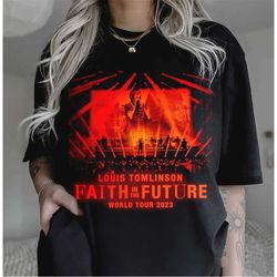 vintage louis tomlinson faith in the future shirt, louis tomlinson shirt, louis tomlinson merch, louis tomlinson fan shi