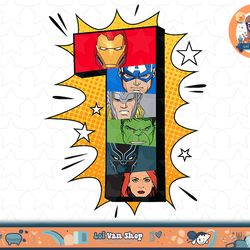 marvel avengers comic super heroes 1st birthday t-shirt copy png