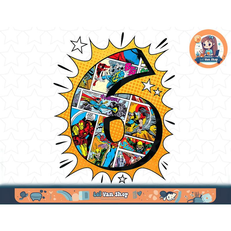 Marvel Avengers Comics 6th Birthday T-Shirt.pngMarvel Avengers Comics 6th Birthday T-Shirt copy.jpg