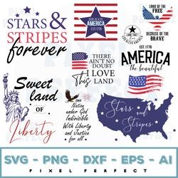 4th of july svg bundle, july 4th svg, fourth of july svg, independence day svg, patriotic svg
