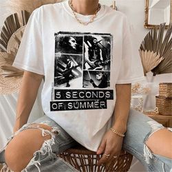 5 seconds of summer shirt, 5sos shirt, 5sos merch, band tour shirt, shirt for 5sos fan