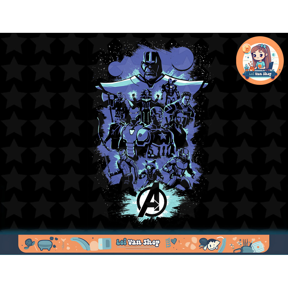 Marvel Avengers Endgame Heroes and Thanos T-Shirt copy.jpg