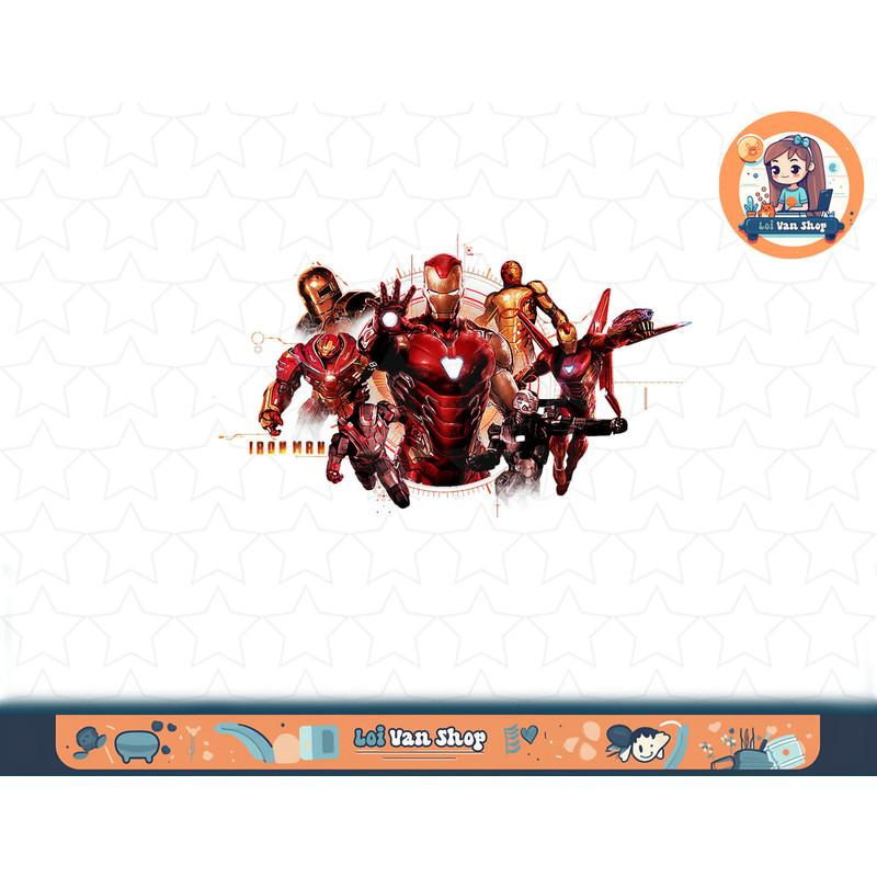 Marvel Avengers Endgame Iron Man Mashup T-Shirt copy.jpg