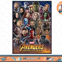 marvel avengers infinity war team headshots graphic t-shirt t-shirt.pngmarvel avengers infinity war team headshots graph