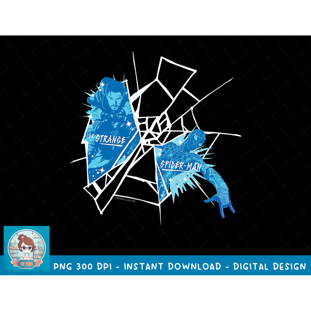 Marvel Spider-Man No Way Home Spidey and Doctor Strange Web T-Shirt copy.jpg