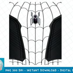 marvel spider-man no way home upgraded suit front back t-shirt copy