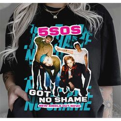 vintage got no shame 5 seconds of summer shirt, take my hand tour shirt, 5sos shirt, 5sos merch, band tour shirt, shirt