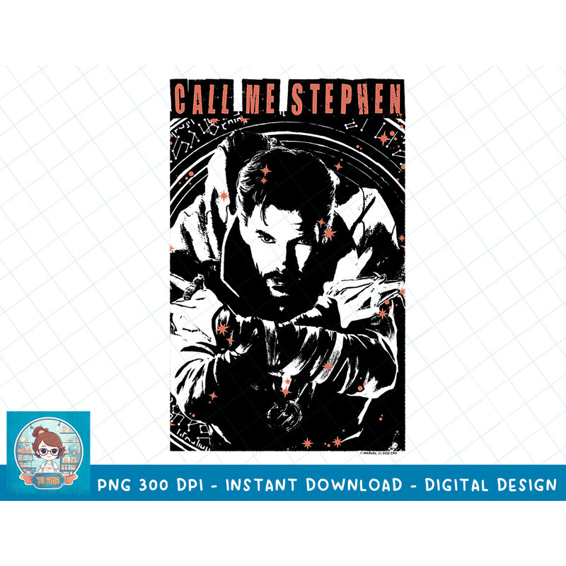 Marvel Spider Man No Way Home Doctor Strange Call Me Stephen TShirt copy.jpg
