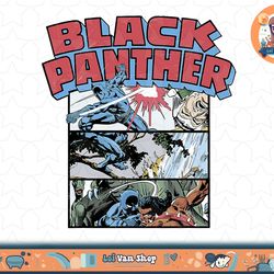 marvel black panther retro comic stacked panel art t-shirt.pngmarvel black panther retro comic stacked panel art t-shirt