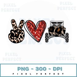please love ride leopard rzr, sxs png, sublimation design, graphic, clip art, digital download