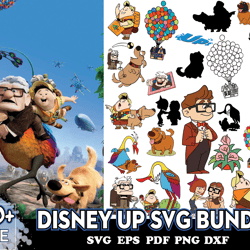 30 files disney up svg bundle, cartoon svg, grandpa svg
