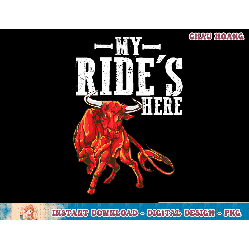 Bull Riding PBR Rodeo Bull Riders for Western Ranch Cowboys Pullover Hoodie copy.jpg