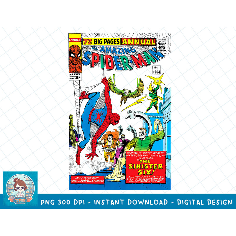 Marvel The Amazing Spider Man Retro Comic The Sinister Six T-Shirt copy.jpg