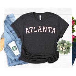 atlanta shirt, atlanta gifts, atlanta falcons shirt,  atlanta georgia shirt, usa travel shirt, georgia v-neck shirt, atl