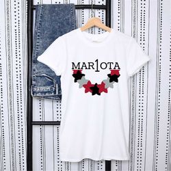 marcus mariota 1 atlanta falcons football quarterback atl hawaiian lei unisex jersey short sleeve tee