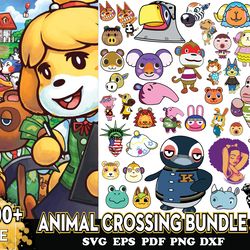 1000 files animal crossing bundle svg, animal cartoon svg