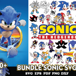 100 files sonic bundle svg, cartoon svg, sonic svg