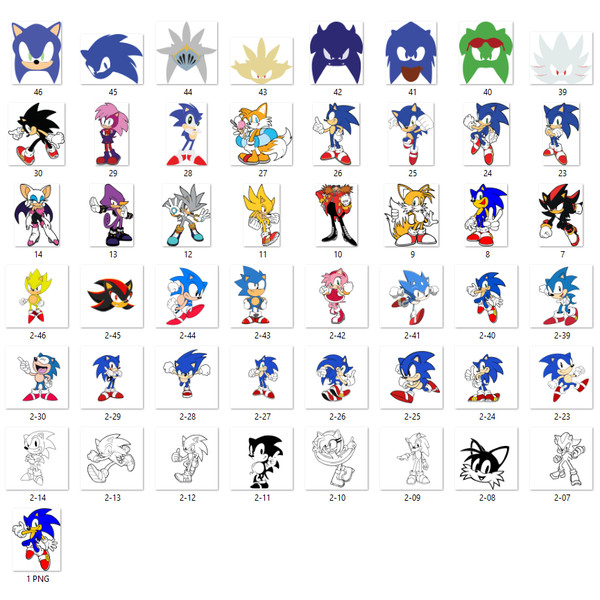 All Sonic The Hedgehog Characters Names