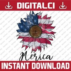 tie dye american flag sunflower 4th july graphic 4th of july, memorial day, american flag, independence day png file sub