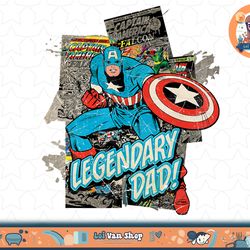 marvel captain america legendary dad father's day t-shirt.pngmarvel captain america legendary dad father's day t-shirt c