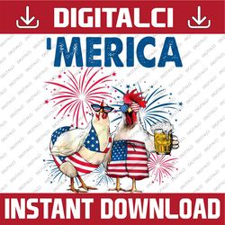 patriotic chicken merica 4th of july beer independence day 4th of july, memorial day, american flag, independence day pn
